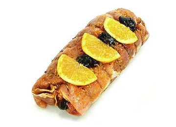 Relleno de naranja y jamón